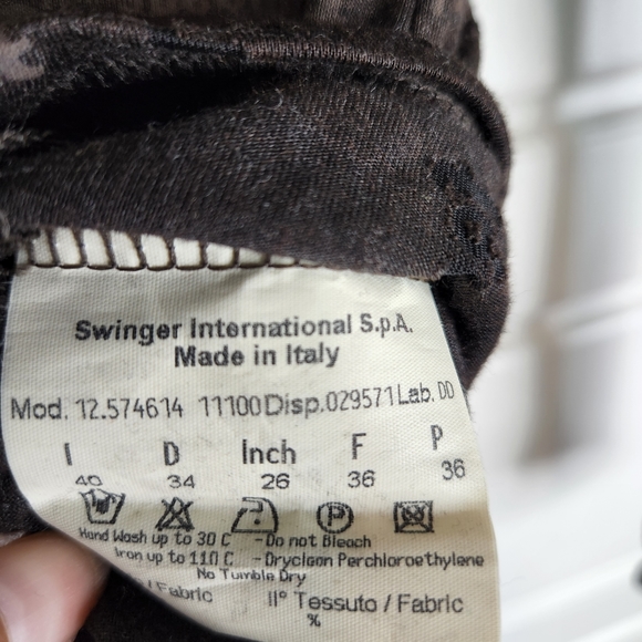 FENDI Vtg Y2K 2001 Brown tissue SHEER LOGO top blouse see through size XS SMALL - Picture 5 of 8